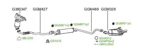 Система выпуска ОГ GT Exhaust 2435