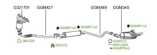 Система выпуска ОГ GT Exhaust 2441