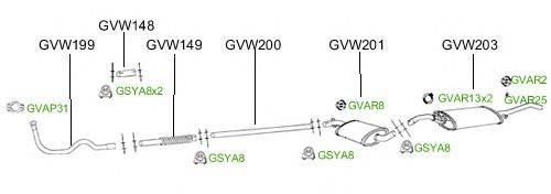 Система выпуска ОГ GT Exhaust 2792