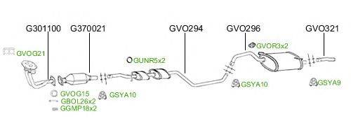 Система выпуска ОГ GT Exhaust 2958