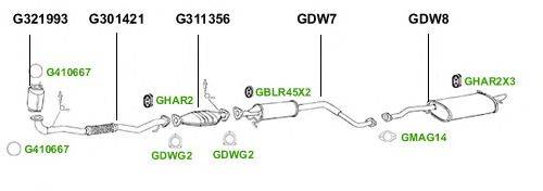 Система выпуска ОГ GT Exhaust 4365