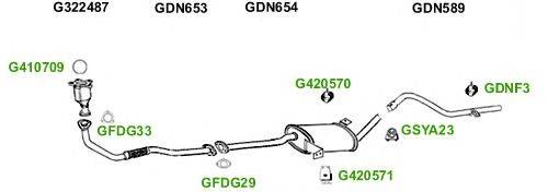 Система выпуска ОГ GT Exhaust 4934