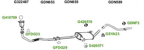 Система выпуска ОГ GT Exhaust 4935