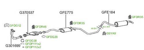 Система выпуска ОГ GT Exhaust 522