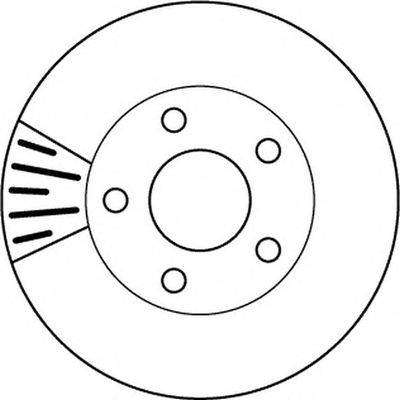 Тормозной диск JURID 562160J