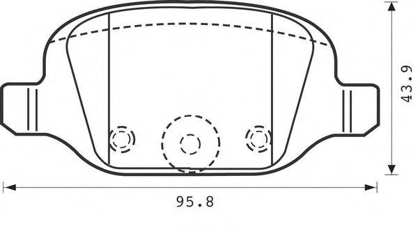 Комплект тормозных колодок, дисковый тормоз GALFER 2341900