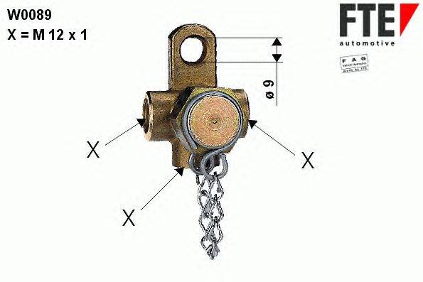 Испытательное подключение, соединительная трубка FTE W0089