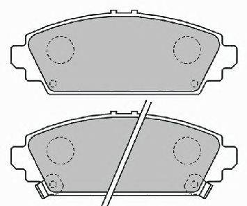 Комплект тормозных колодок, дисковый тормоз FERODO FDB1601