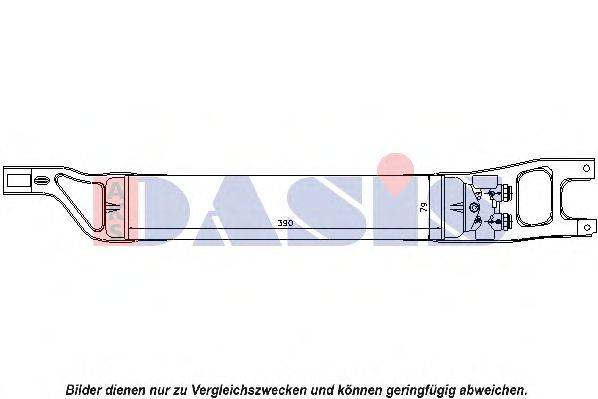 масляный радиатор, двигательное масло AKS DASIS 126003N