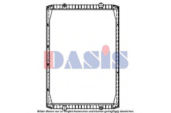 Радиатор, охлаждение двигателя AKS DASIS 390002N
