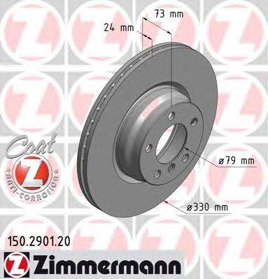 Тормозной диск ZIMMERMANN 150290120