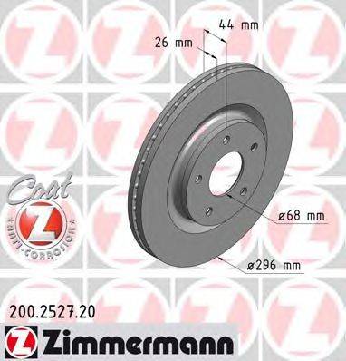 Тормозной диск ZIMMERMANN 200252720