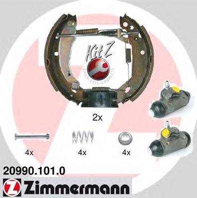 Комплект тормозных колодок ZIMMERMANN 20990.101.0