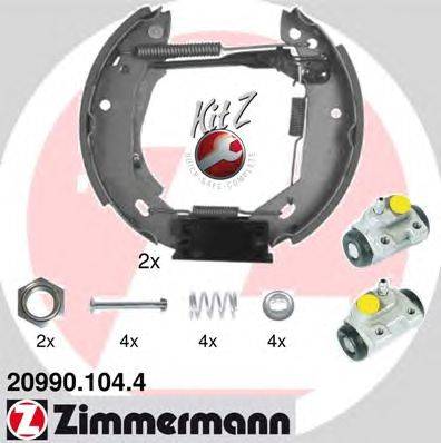 Комплект тормозных колодок ZIMMERMANN 20990.104.4
