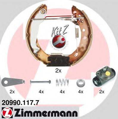 Комплект тормозных колодок ZIMMERMANN 209901177