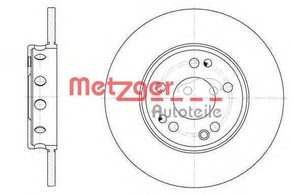 Тормозной диск METZGER 6059.00