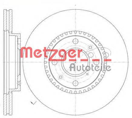 Тормозной диск METZGER 61002.10