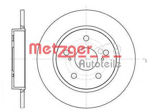 Тормозной диск METZGER 6104400