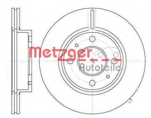 Тормозной диск METZGER 610510