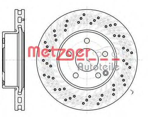 Тормозной диск METZGER 61068.10