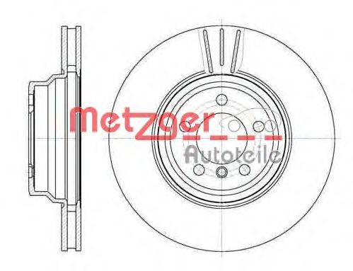 Тормозной диск METZGER 61078.10