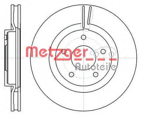 Тормозной диск METZGER 61087.10