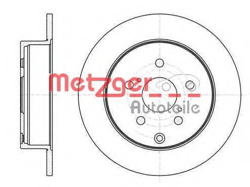 Тормозной диск METZGER 6108800