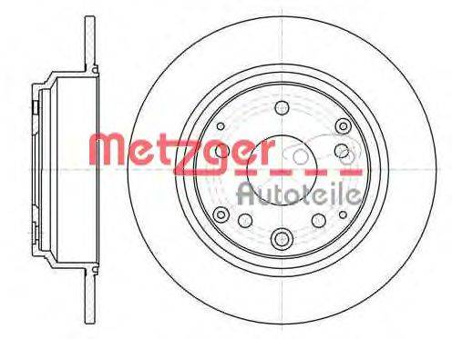 Тормозной диск METZGER 61090.00