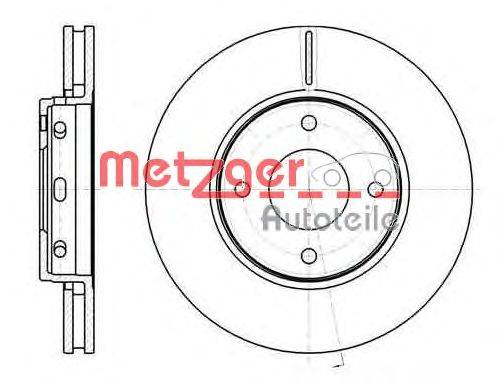 Тормозной диск METZGER 61097.10