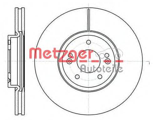 Тормозной диск METZGER 61102.10