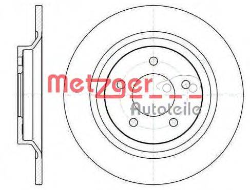 Тормозной диск METZGER 6111300