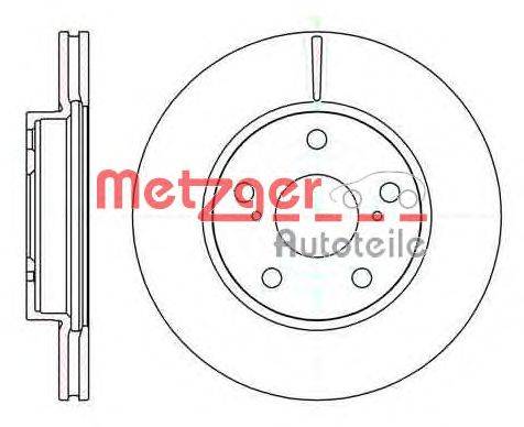 Тормозной диск METZGER 6112210