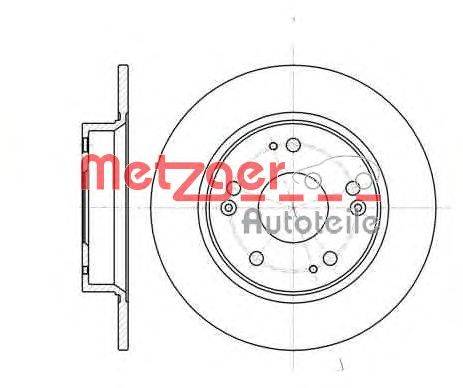 Тормозной диск METZGER 6117500