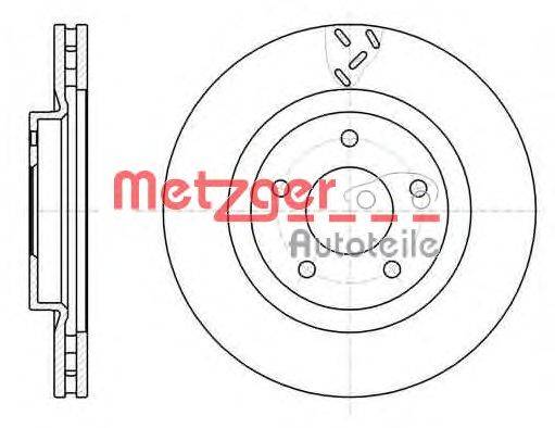Тормозной диск METZGER 61200.10