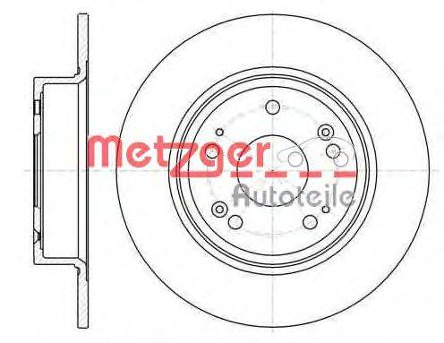 Тормозной диск METZGER 61278.00
