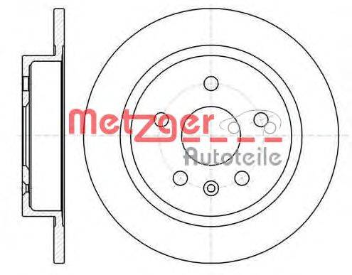 Тормозной диск METZGER 61279.00