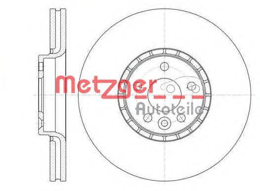 Тормозной диск METZGER 61319.10