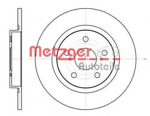 Тормозной диск METZGER 61325.00