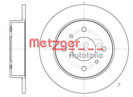 Тормозной диск METZGER 6200.00
