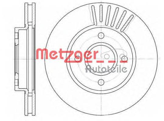 Тормозной диск METZGER 621110