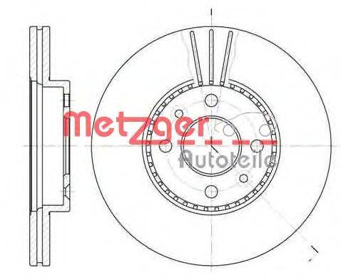 Тормозной диск METZGER 6227.10