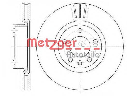 Тормозной диск METZGER 6339.10