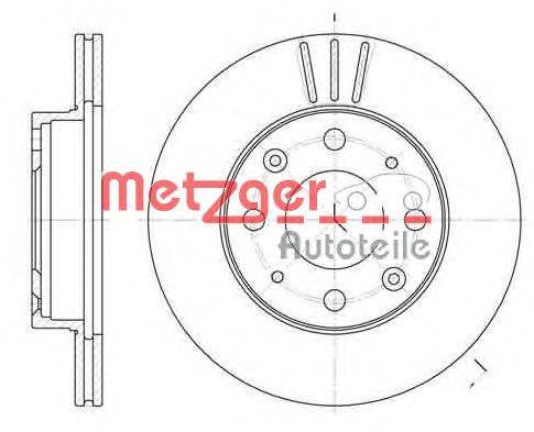 Тормозной диск METZGER 6368.10