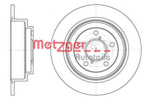 Тормозной диск METZGER 639800