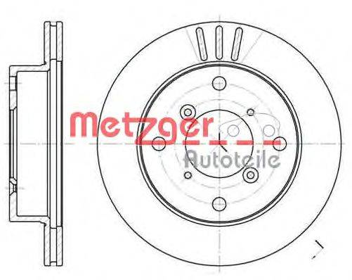 Тормозной диск METZGER 639910