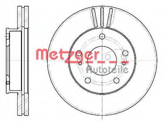 Тормозной диск METZGER 6444.10