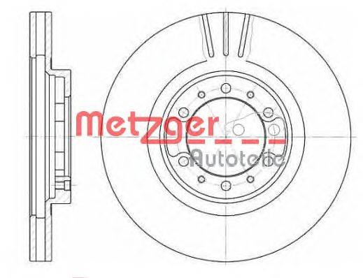 Тормозной диск METZGER 6462.10