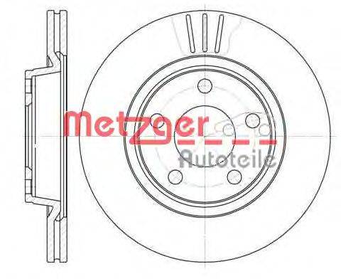 Тормозной диск METZGER 654810