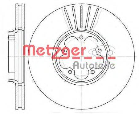 Тормозной диск METZGER 6609.10
