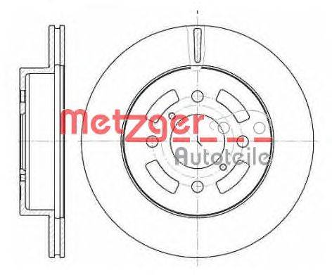 Тормозной диск METZGER 6642.10